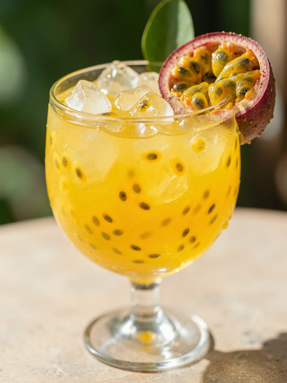 Mocktail Tropical de Maracujá