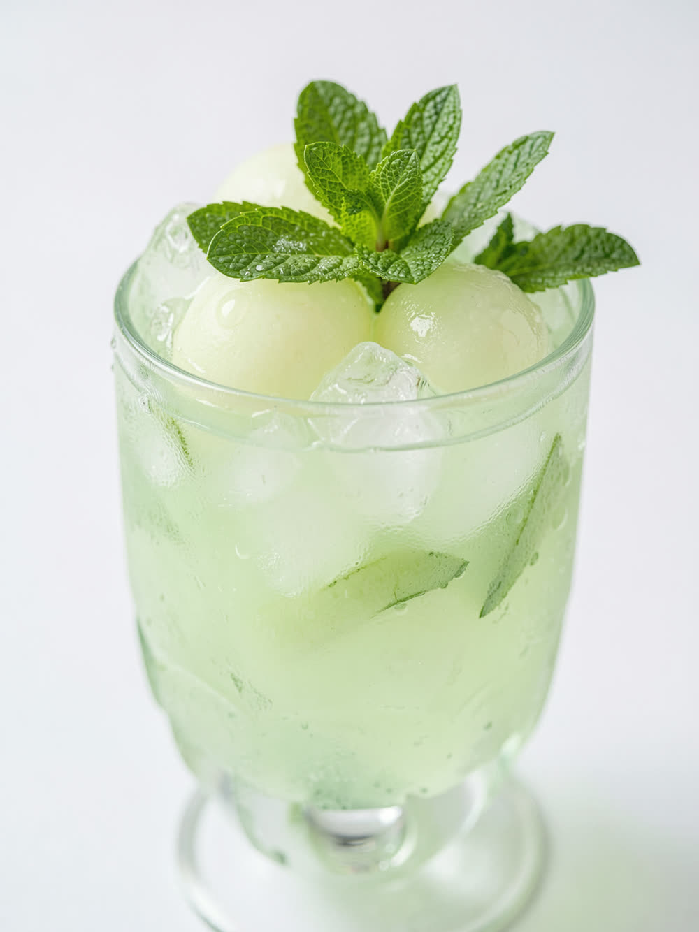 Refresco de Melão com Hortelã